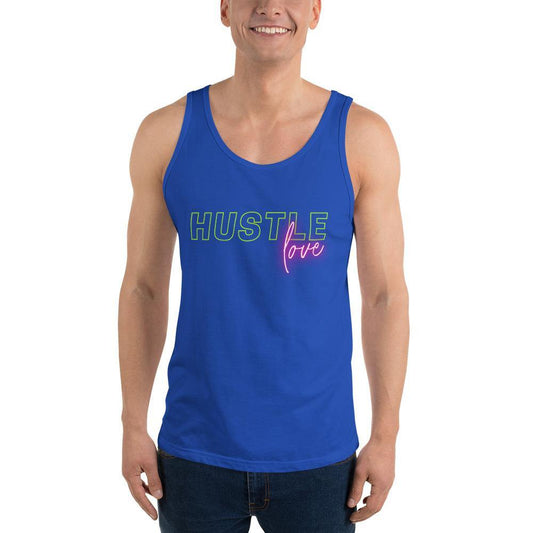 Hustle Love Men's Tank Top - Pixtyles